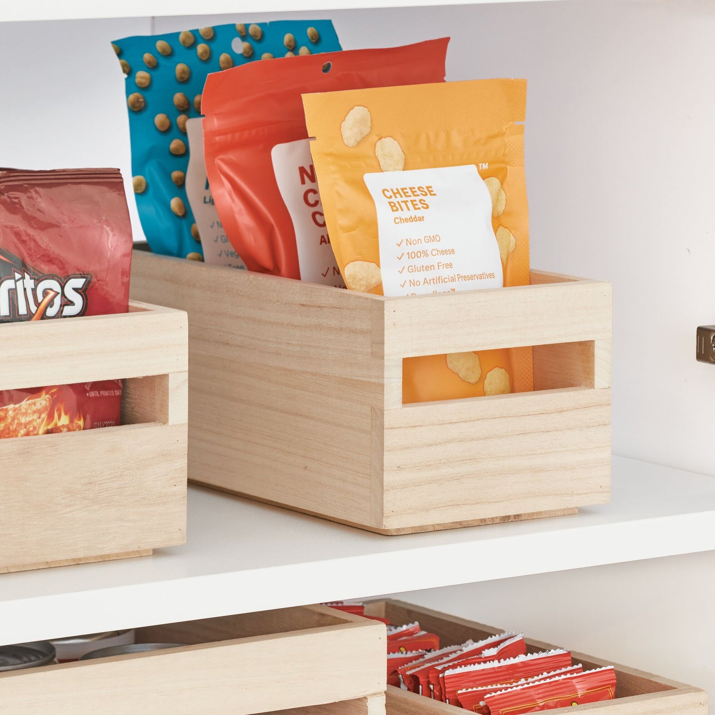 EcoWood Low Bin - Compartments