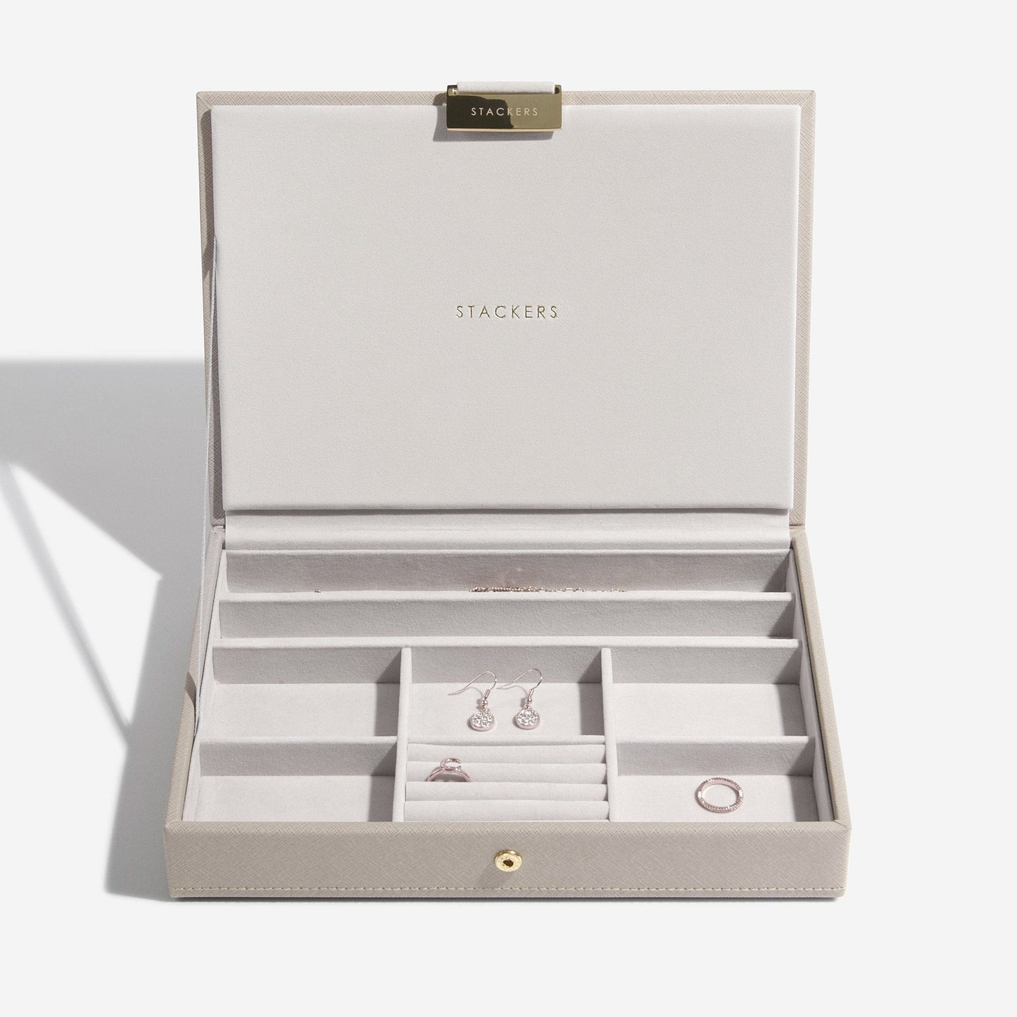 Stackable Taupe Jewellery box
