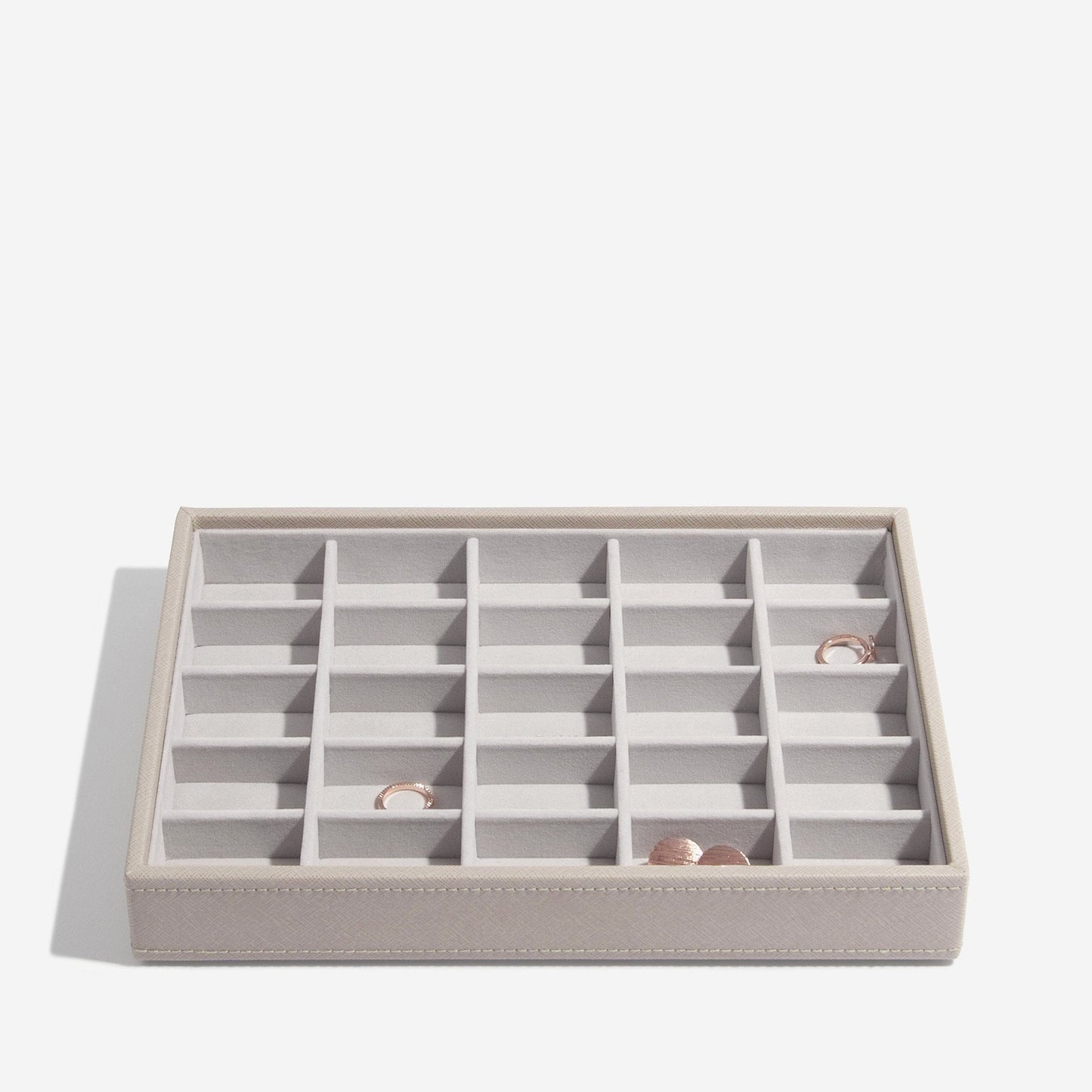 Stackable Taupe Jewellery box
