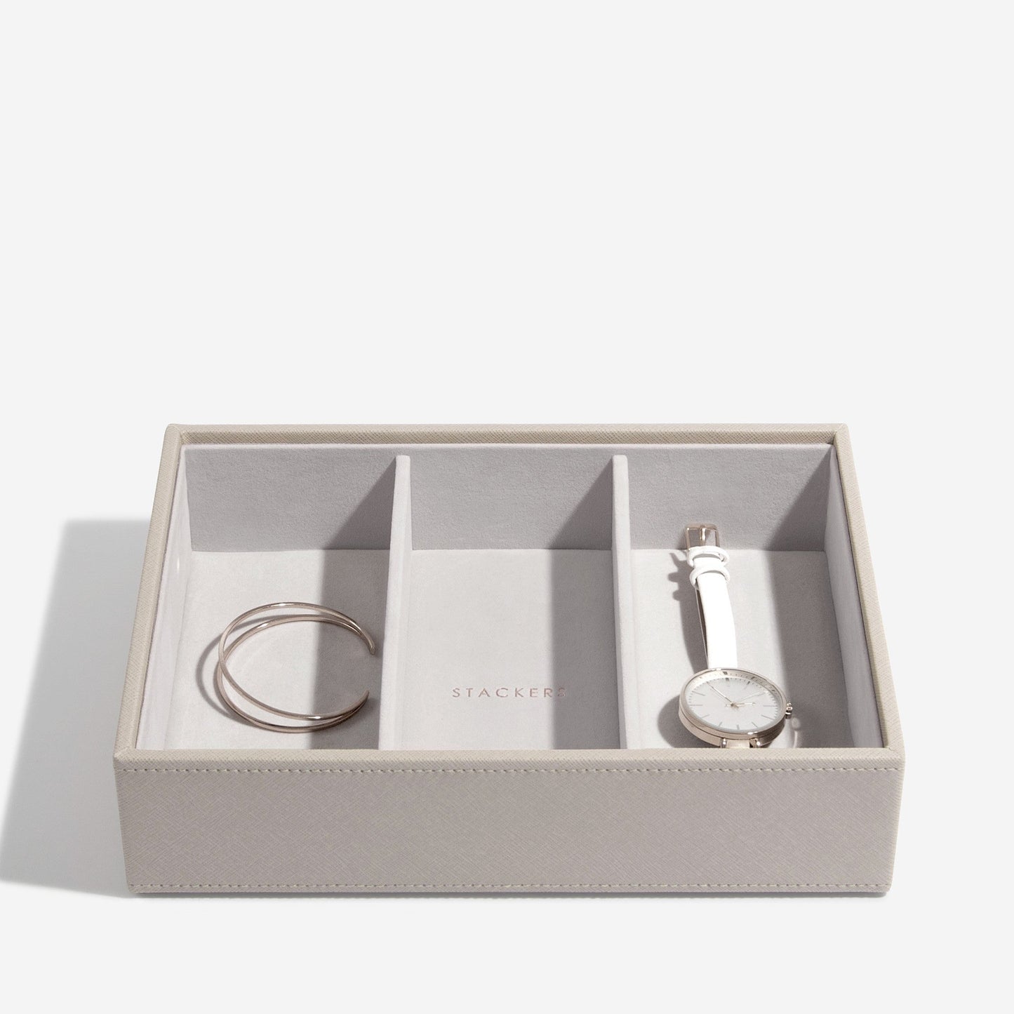 Stackable Taupe Jewellery box