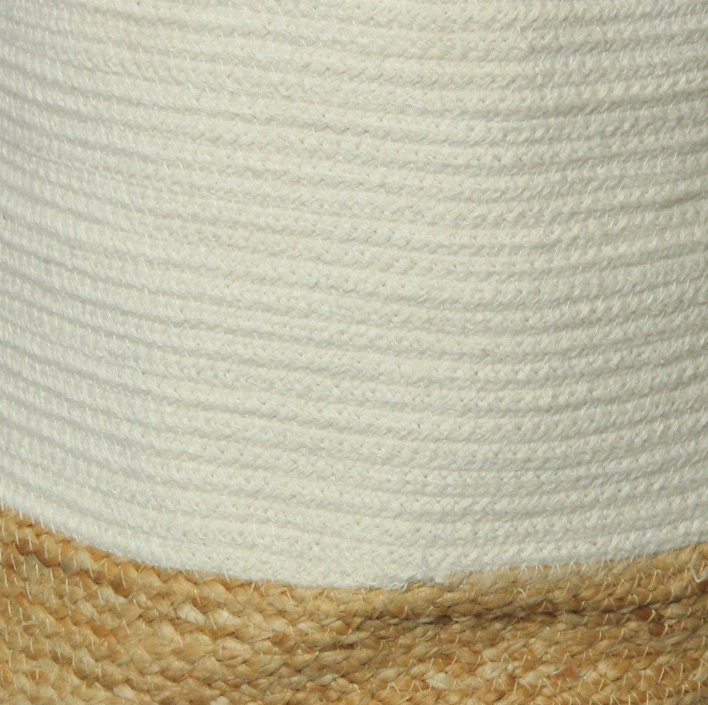 Walton Set Of Two Large Round Baskets - White