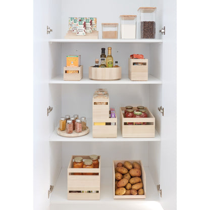 EcoWood Low Bin - Compartments