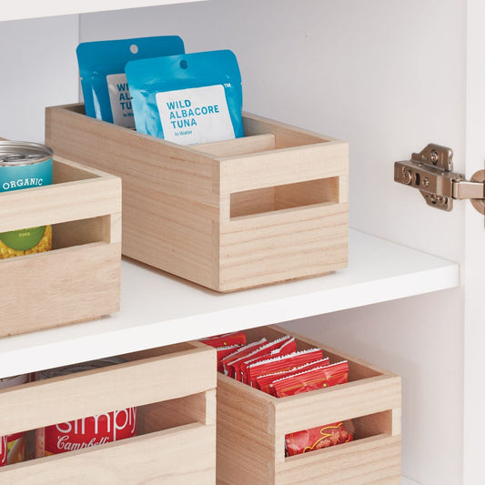 EcoWood Low Bin - Compartments