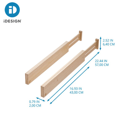 EcoWood Drawer Dividers, Shallow (Set of Two)