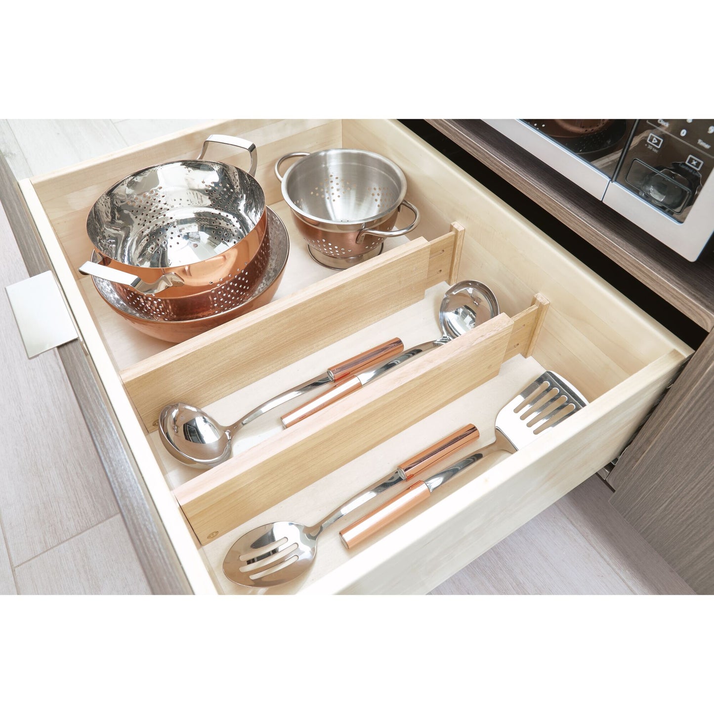 EcoWood Drawer Dividers, Deep (Set of Two)