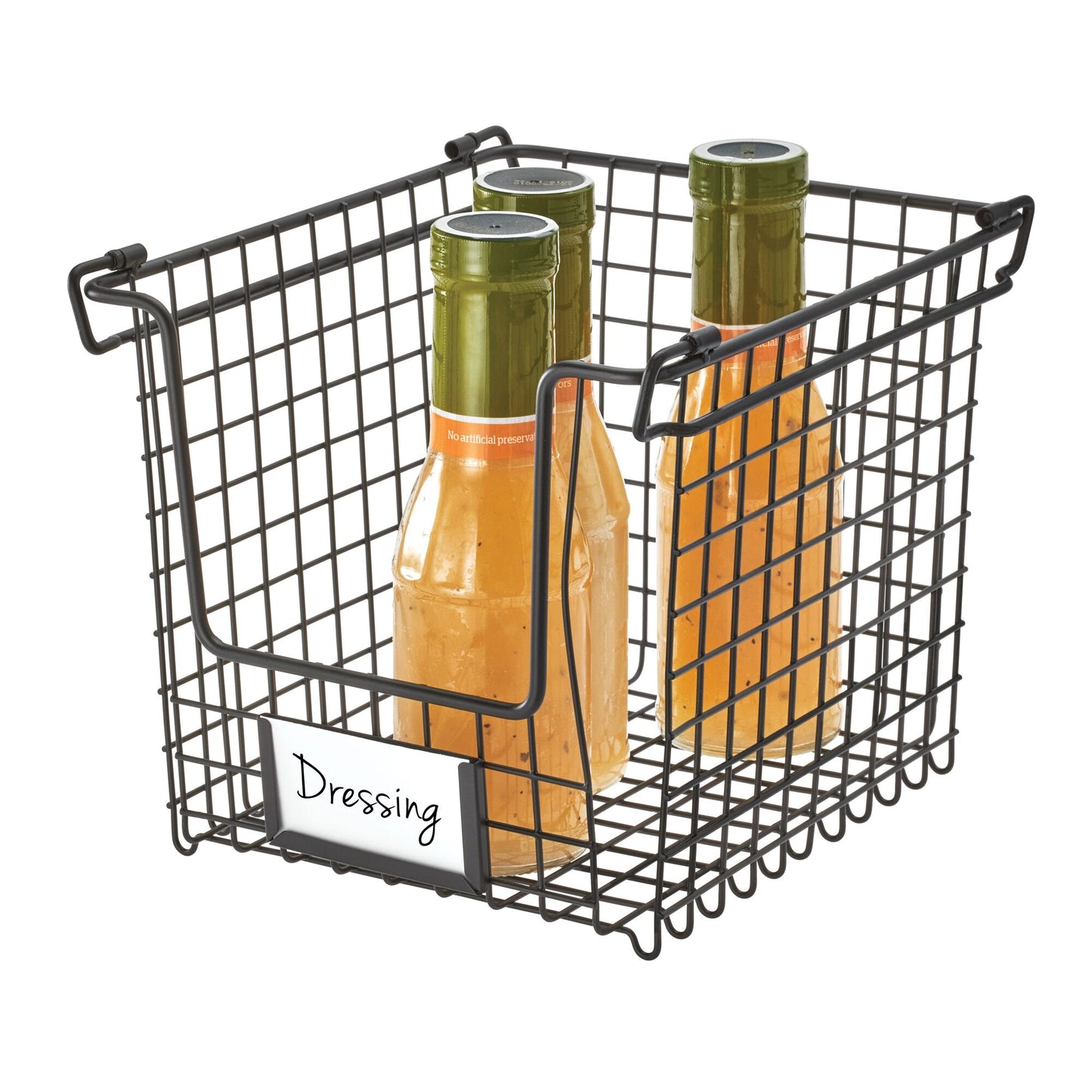 Stackable Black Wire Basket - Small