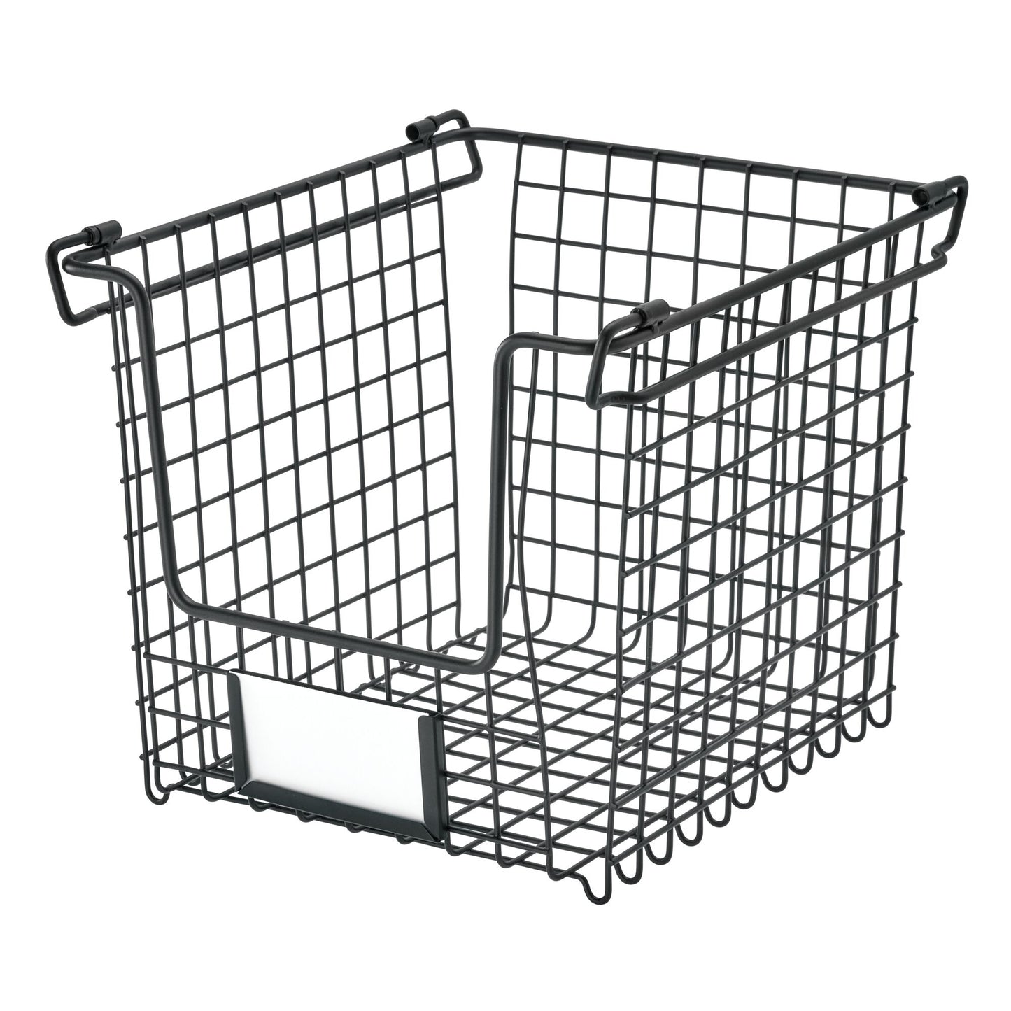 Stackable Black Wire Basket - Small