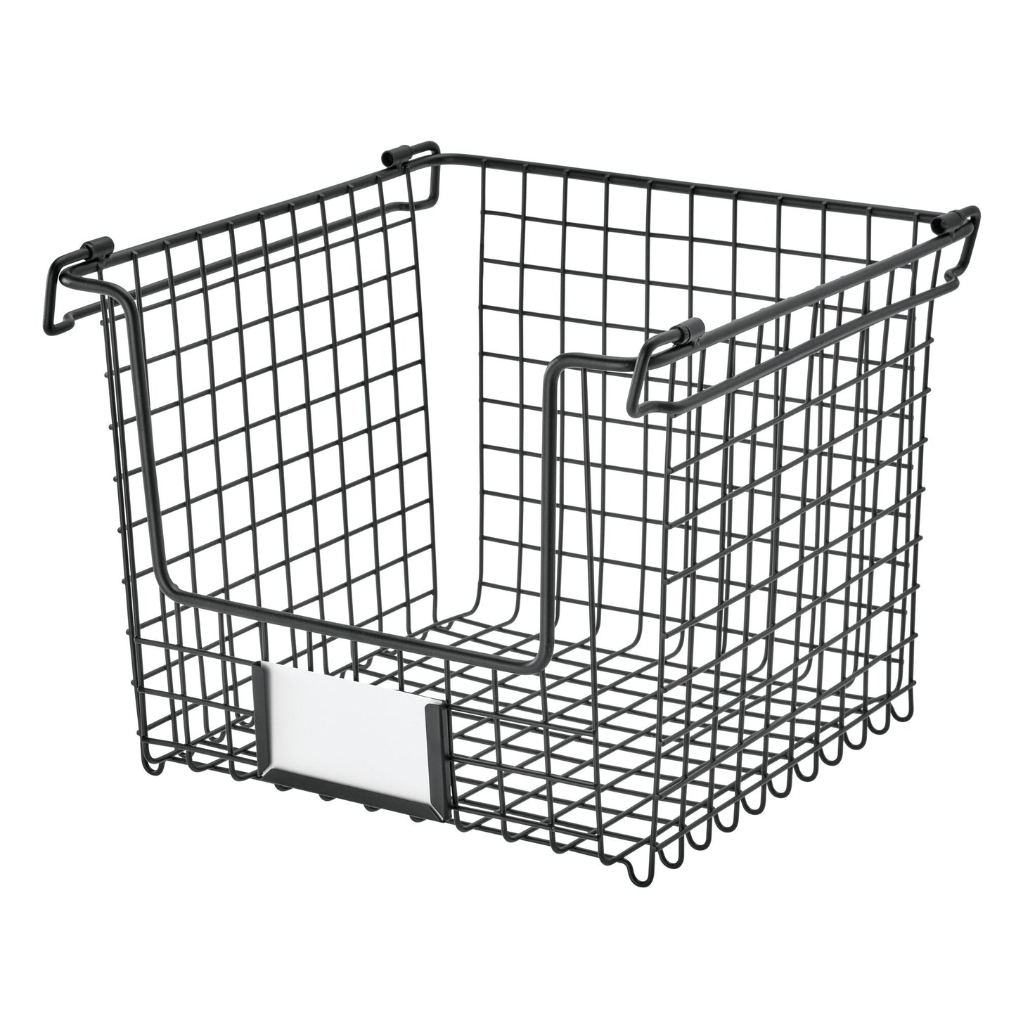 Stackable Black Wire Basket - Medium