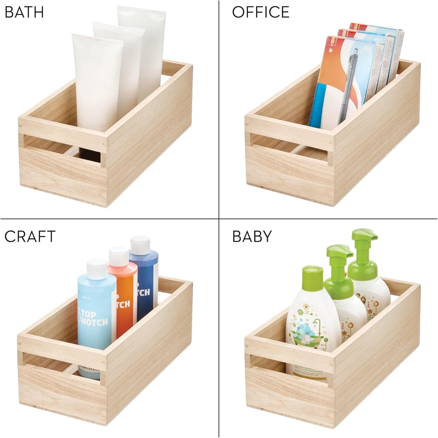 EcoWood Low Bin - Small