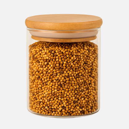 BAMBOO LID SPICE JAR