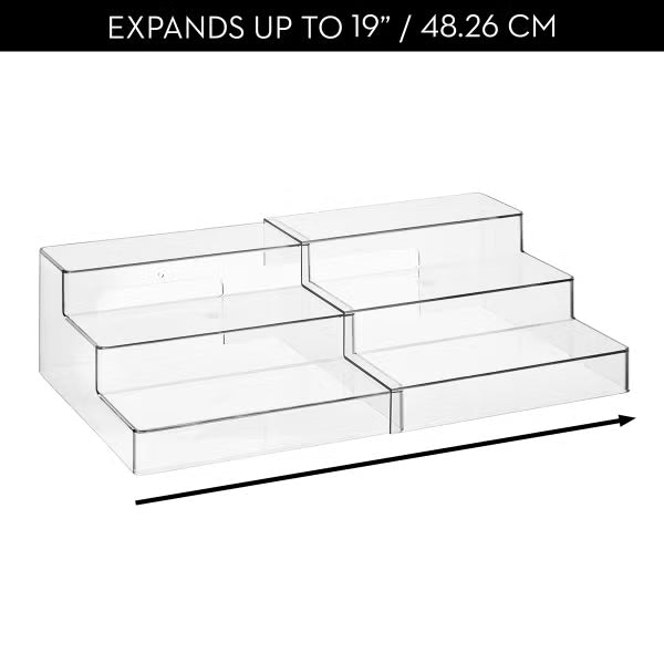 Three Tier Expandable Shelf Riser