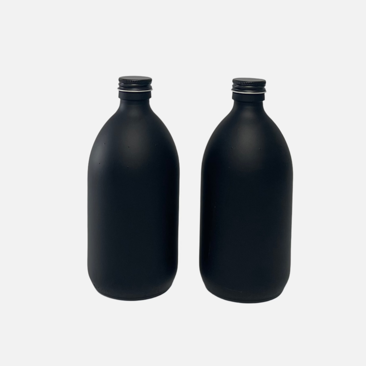 Apothecary Glass Bottle in Black